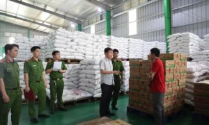 Công an đột kích Công ty Famimoto, tạm giữ hàng trăm tấn mì chính, hạt nêm giả