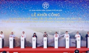 Hà Nội khởi công cầu Tứ Liên gần 20.000 tỷ nối Đông Anh với nội đô