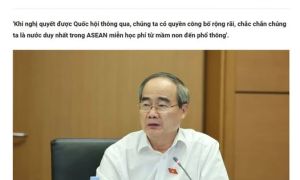 Tự hào nước duy nhất ASEAN miễn học phí từ mầm non đến phổ thông: Hình như ông...