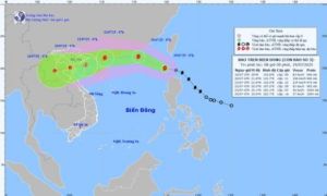 Bão Wipha di chuyển nhanh, dự báo mạnh thêm trong những giờ tới