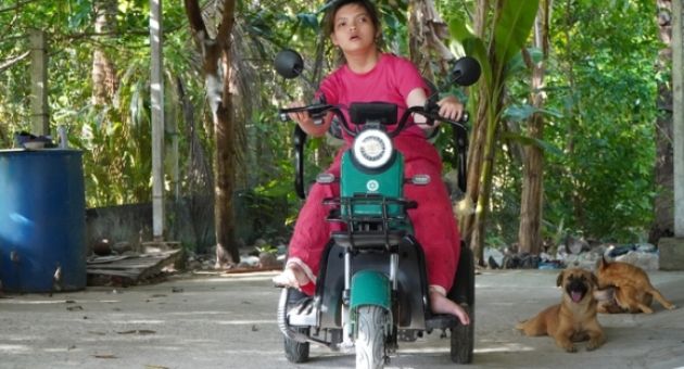 Cháu vua Thành Thái bị bại não: Vượt lên nghịch cảnh