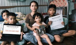 Hơn nửa tỉ đồng cho cô bé 15 tuổi nhổ cỏ mướn, ra chợ xin đồ ăn thừa nuôi 4 em...