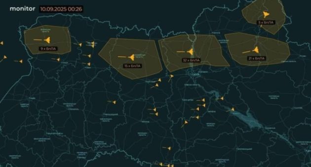 Ba Lan xác nhận máy bay không người lái Nga xâm nhập không phận, tiêm kích...