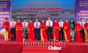 Khánh Hòa: Khánh thành dự án đường nối cao tốc Bắc-Nam với Quốc lộ 1