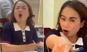 Kiểm điểm trách nhiệm nữ cán bộ phường Yên Hòa quát dân